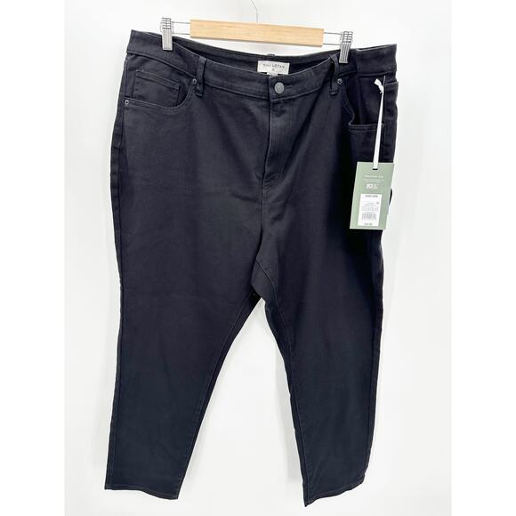 Nili Lotan for Target Anthracite Black Denim Jeans Women's Plus Size 16W/18W NWT - Picture 1 of 7